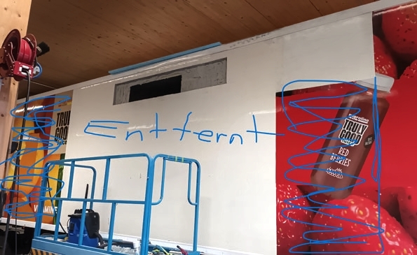 Wenn die  Hlle mit Isolierung beschdigt ist